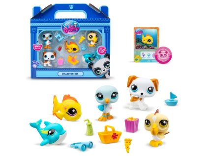 Littlest Pet Shop 5 figurek Pláž