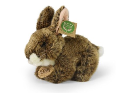 Plyšový králík hnědý ležící 17 cm ECO-FRIENDLY