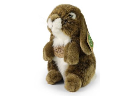 Plyšový králík hnědý stojící 18 cm ECO-FRIENDLY