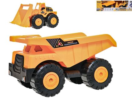 Auta stavební - Bagr nakladač a stavební sklápěčka - volný chod