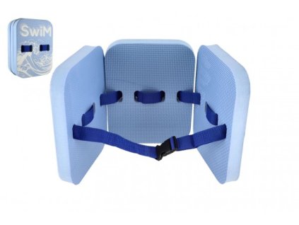 Plovací deska/pásek pěnová 18.5x24cm růžová/modrá