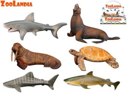 Zoolandia mořská zvířátka 8-15cm 6druhů