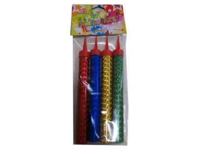 Fontána párty barevná 40 sek. 12cm 4ks v sáčku