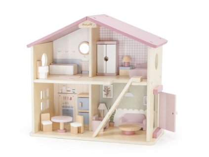 Dřevěný domeček pro panenky