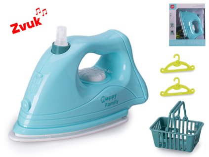 Žehlička - 16 cm - se světlem a zvukem a doplňky