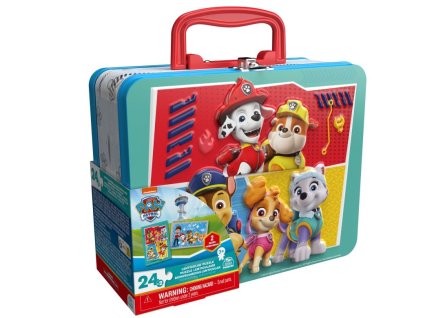 Smg Paw Patrol Puzzle V Plechové Krabičce