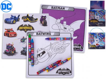 Batwheels omalovánky se samolepkami a voskovkami
