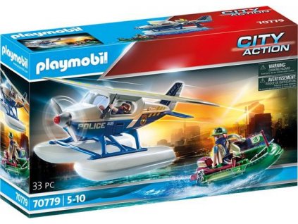 Playmobil 70779 - Policejní hydroplán: Pronásledování pašeráka