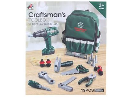 Sada nářadí s vrtačkou a taškou
