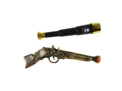 Pirátská sada pistol s dalekohledem
