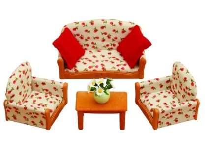 Nábytek - sedací souprava se stolečkem