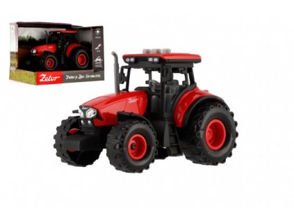 Traktor Zetor plast 9x14cm na setrvačník