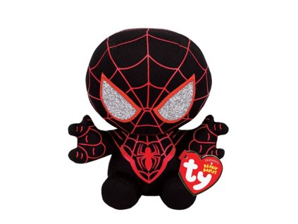 Ty 41160 Beanie Babies Marvel MILES MORALES SPIDERMAN, 15 cm