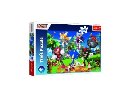 Puzzle Sonic a přátelé/Sonic The Hedgehog 41x27,5cm 160 dílků