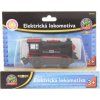 Elektrická lokomotiva - černá