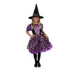 Dětský kostým čarodějnice fialovo-černá (S) e-obal