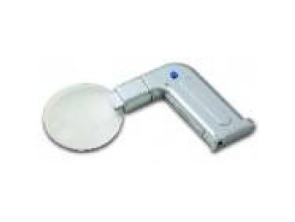 Lupa s osvětlením stojanová s rukojetí a ohebným krkem MG009