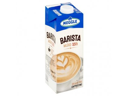 Trvanlivé mléko Meggle Barista, plnotučné 3,5%, 1l