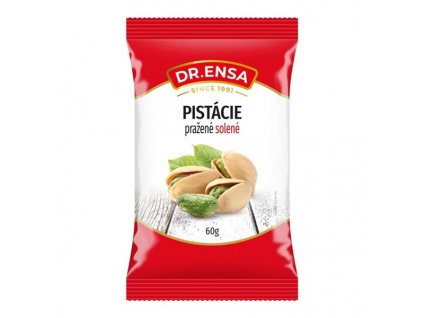 Pistácie Dr. Ensa - pražené, solené, 60 g