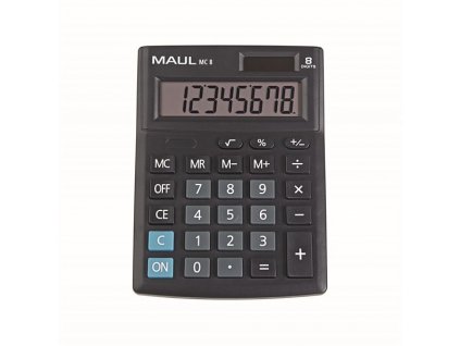 Stolní kalkulačka MAUL MC 8 - 8 míst, černá