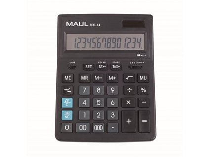 Stolní kalkulačka MAUL MXl 14 - 14 míst, černá