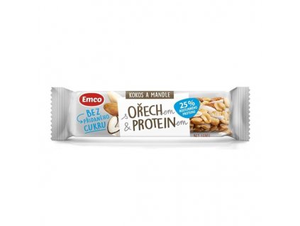 Tyčinka Emco - ořech & protein, 35 g - různé příchutě