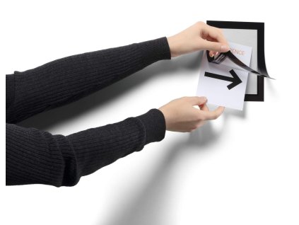 Samolepicí inforámeček Duraframe A6 černý c