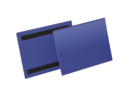 Magnetické kapsy A5 na šířku, modré