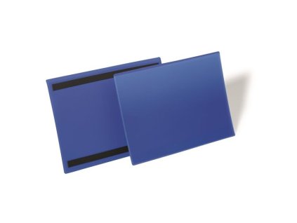 Magnetické kapsy A4 na šířku, modré