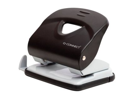 Děrovačka Q-Connect, 30 listů, černá