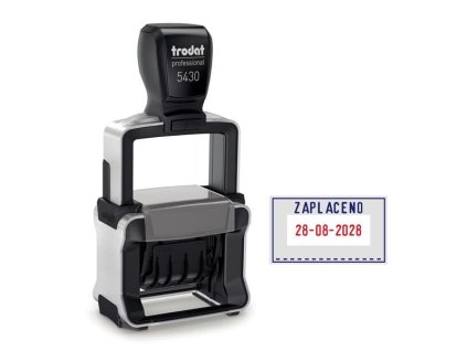 Datumovka Trodat 5430 s textem Zaplaceno