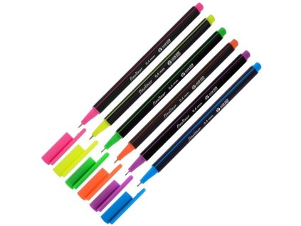 Liner MemoBe - 0,4 mm, sada 6 neonových barev