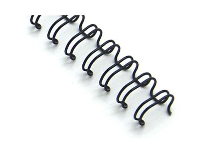 Drátěné hřbety 5/8" - průměr 15,9 mm, černé, 100ks