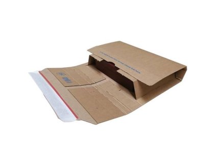 Poštovní kartonový obal A4 rychlouzavírací, 270 × 175 × 70 mm