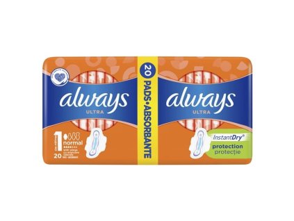 Dámské vložky Always - ultra normal, duo, 20 ks