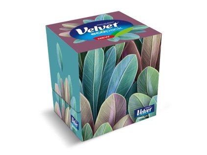 Papírové kapesníky 3vrstvé Velvet – extra jemné, 56 kusů