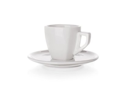 Šálek s podšálkem square Banquet ALBA – porcelán, 60 ml