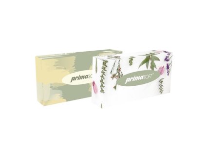 Papírové kapesníky 2vrstvé Primasoft – box, 200 kusů