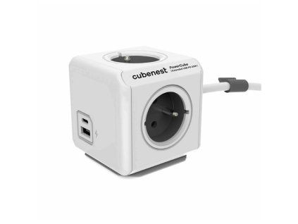 Prodlužovací kabel s rozbočovačem Cubenest USB PD 20W