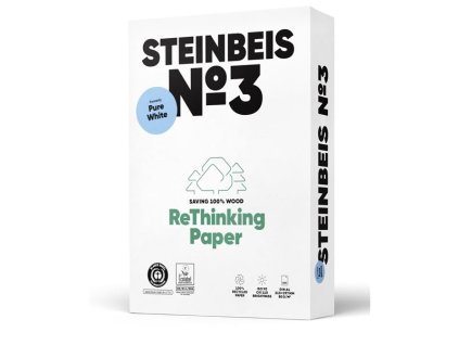 Recyklovaný papír Steinbeis No.3,A4 80 g/m2,2500l.
