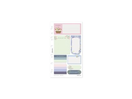 Sada samolepicích bločků Filofax Meadow, A6/A5