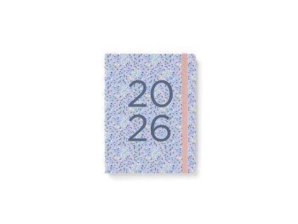 Diář Filofax Meadow 2026 - A5, světle modrý