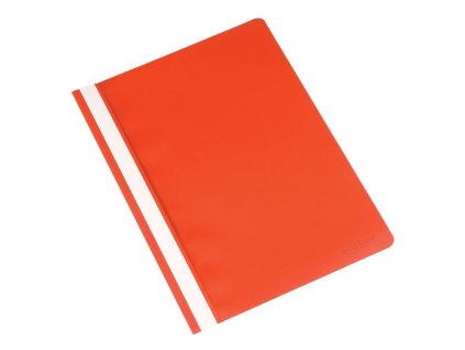 Spolehlivé červené plastové rychlovazače A4 Q-Connect 25 ks levně