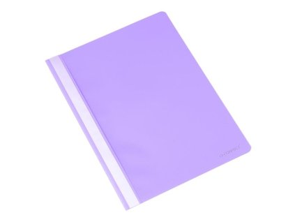 Spolehlivé fialové plastové rychlovazače A4 Q-Connect 25 ks levně