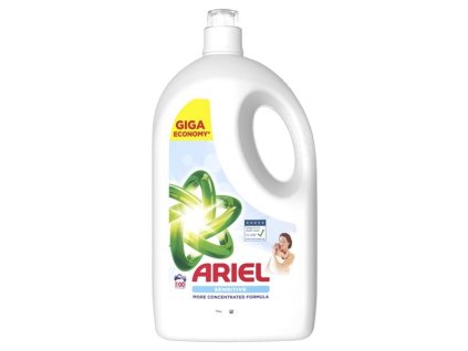Gel na praní Ariel Sensitive, 100 pracích dávek