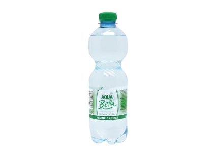 Pramenitá voda Aqua Bella – jemně sycená, PET 12 × 0.5 l