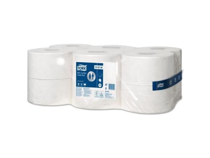 Toaletní papír 2vrstvý Tork Mini Jumbo T2 – 170 m, 12 rolí