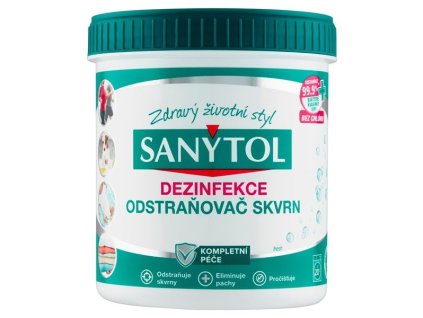 Dezinfekční odstraňovač skvrn Sanytol, 450 g