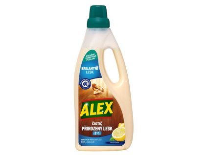 Čistič na podlahy ALEX extralesk 2 v1 – dřevo, 750 ml