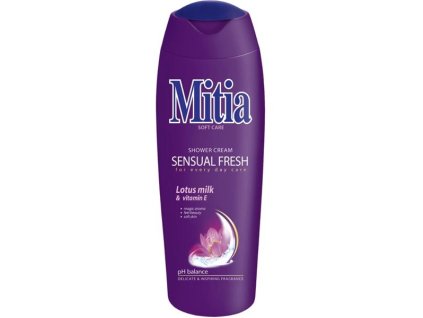 Sprchový krém Mitia Sensual Fresh – Lotus milk & vit. E, 400 ml